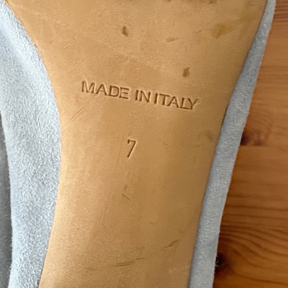 EVERLANE BABY BLUE Real leather HEELS 🐬🌀 - Picture 6 of 6